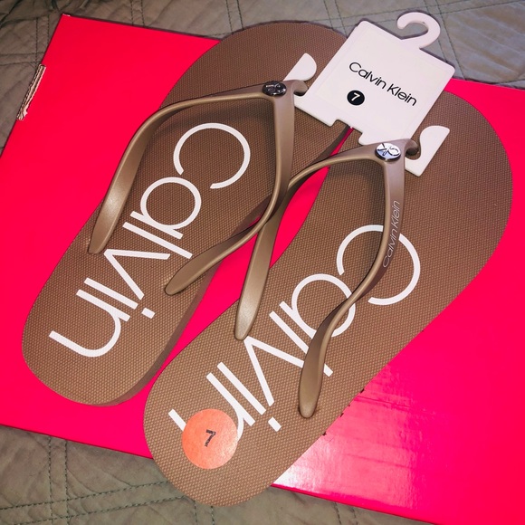 Calvin Klein flip flops (7) - Picture 2 of 3